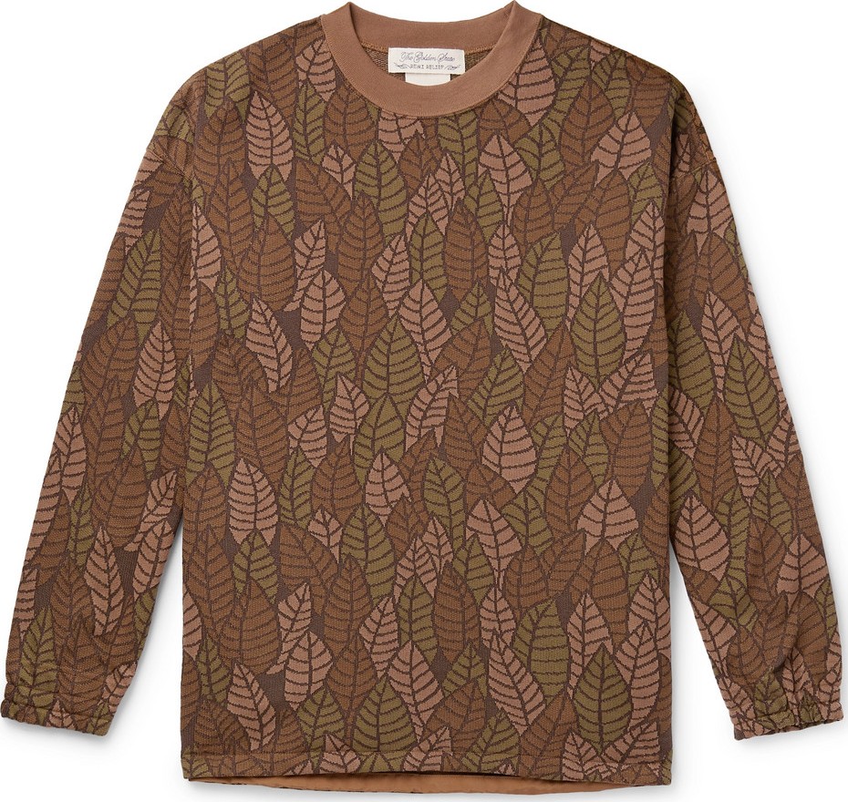 Remi Relief Jacquard-Knit Sweatshirt