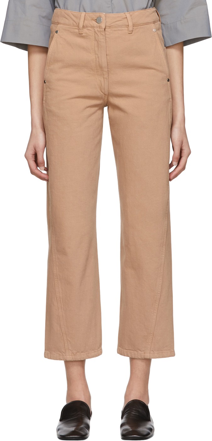 Lemaire SSENSE Exclusive Pink Twisted Jeans