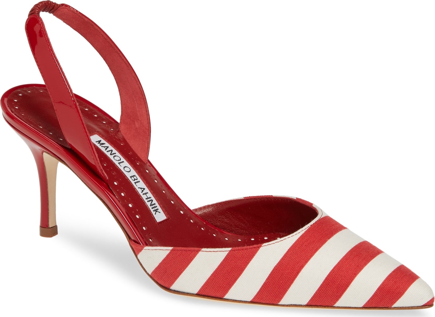 Manolo Blahnik 'Carolyne' Pointy Toe Slingback Pump