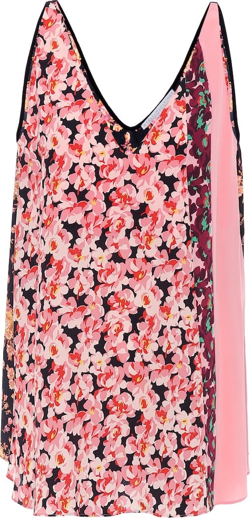 Stella McCartney Floral silk top