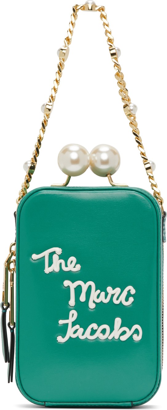 MARC JACOBS Green 'The Icing Vanity' Bag