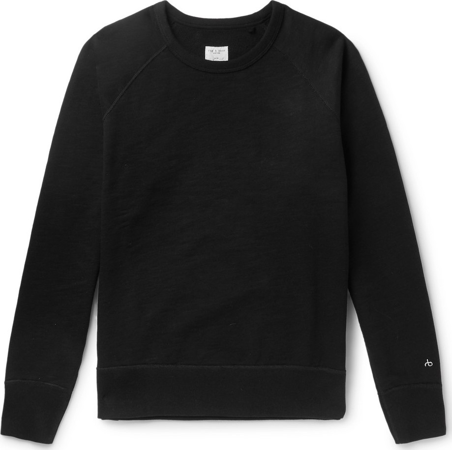 Rag & Bone Loopback Cotton-Jersey Sweatshirt