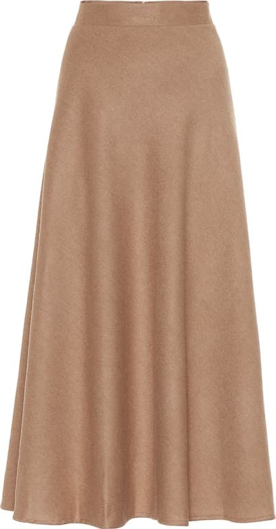 Giuliva Heritage Collection The Ada camel-hair midi skirt
