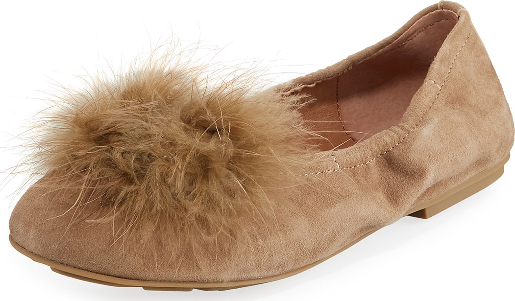 Gentle Souls Portia Feather Ballet Flats Gentle Souls Portia Feather Ballet Flats