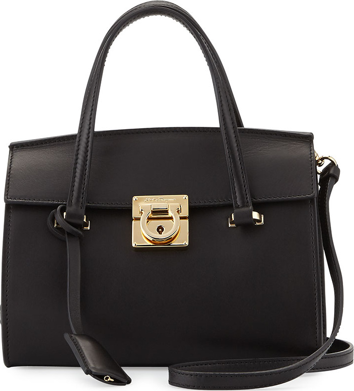 Salvatore Ferragamo Mini Crossbody Bag, Nero