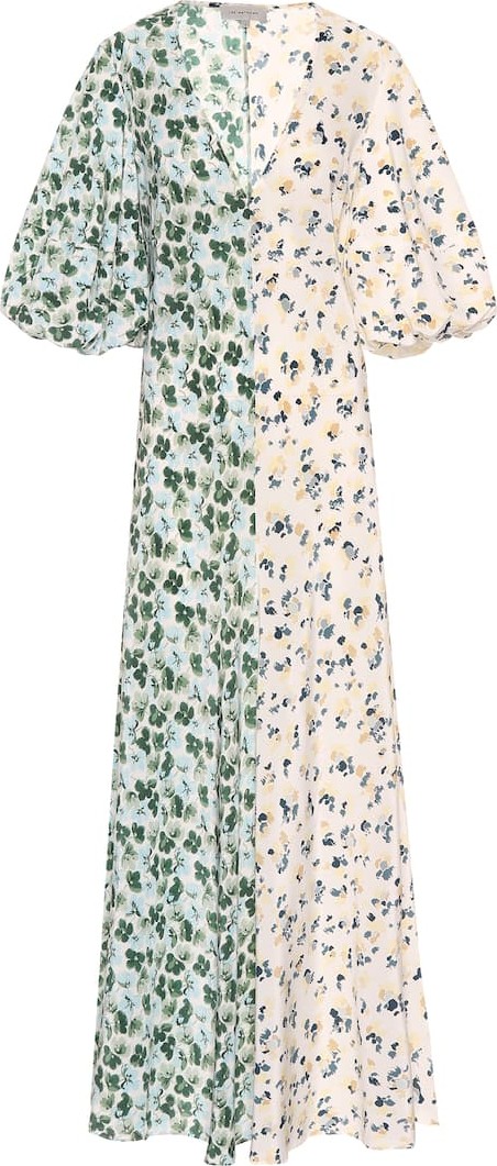 Lee Mathews Eloise floral silk maxi dress