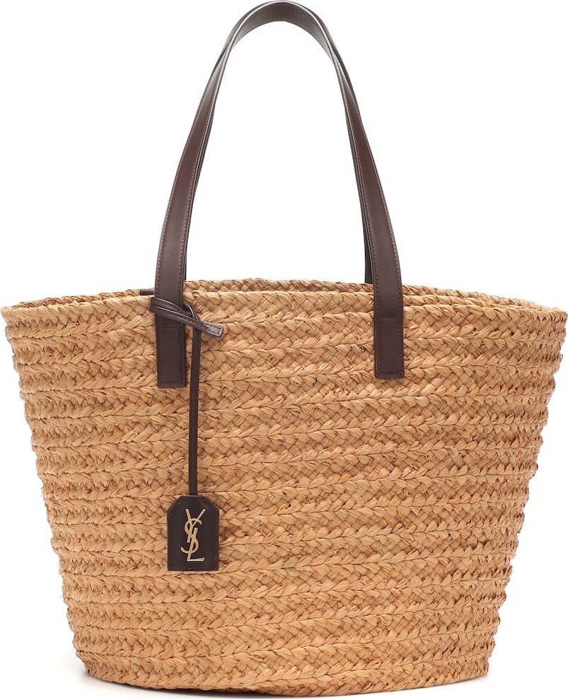 Saint Laurent Panier Medium woven shopper