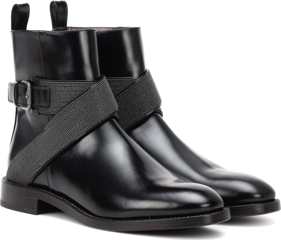 Brunello Cucinelli Leather ankle boots