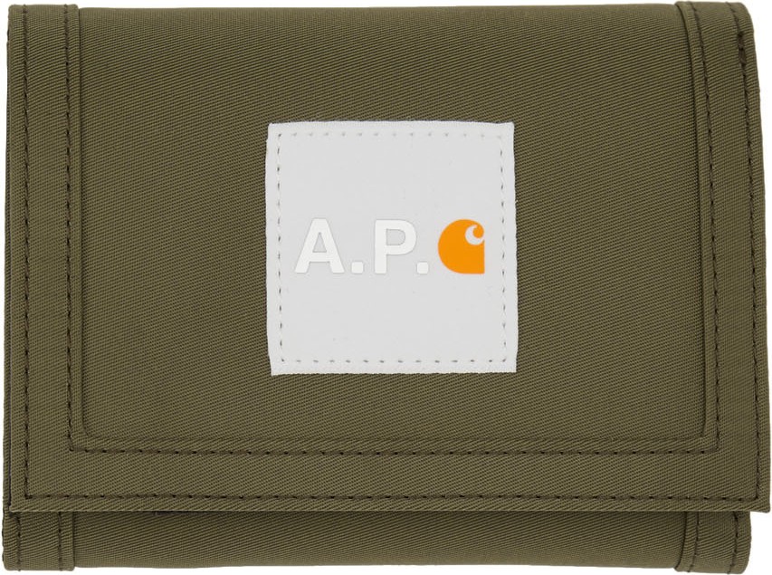 A.P.C. Khaki Carhartt WIP Edition Wallet