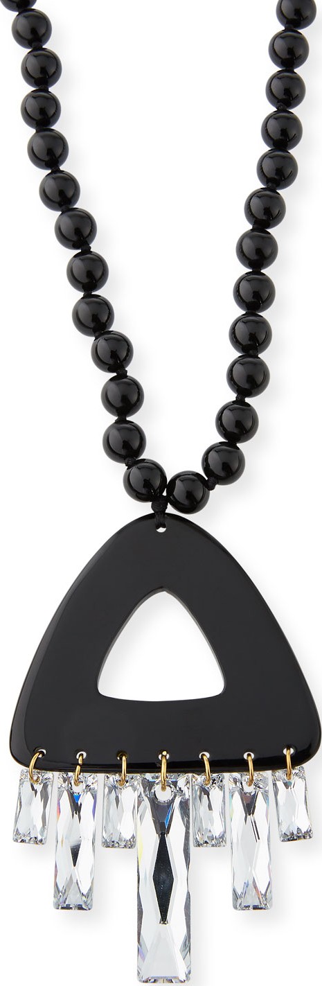 NEST Jewelry Crystal Drop Pendant Necklace