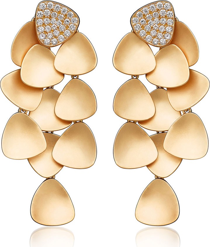 Hueb Bahia 18k Gold Diamond Dangle Earrings