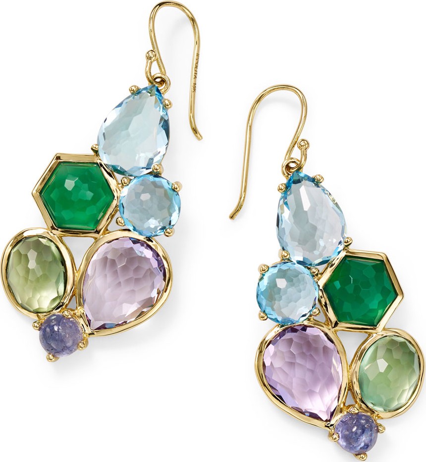 IPPOLITA Rock Candy 6-Stone Cluster Earrings in Hologem