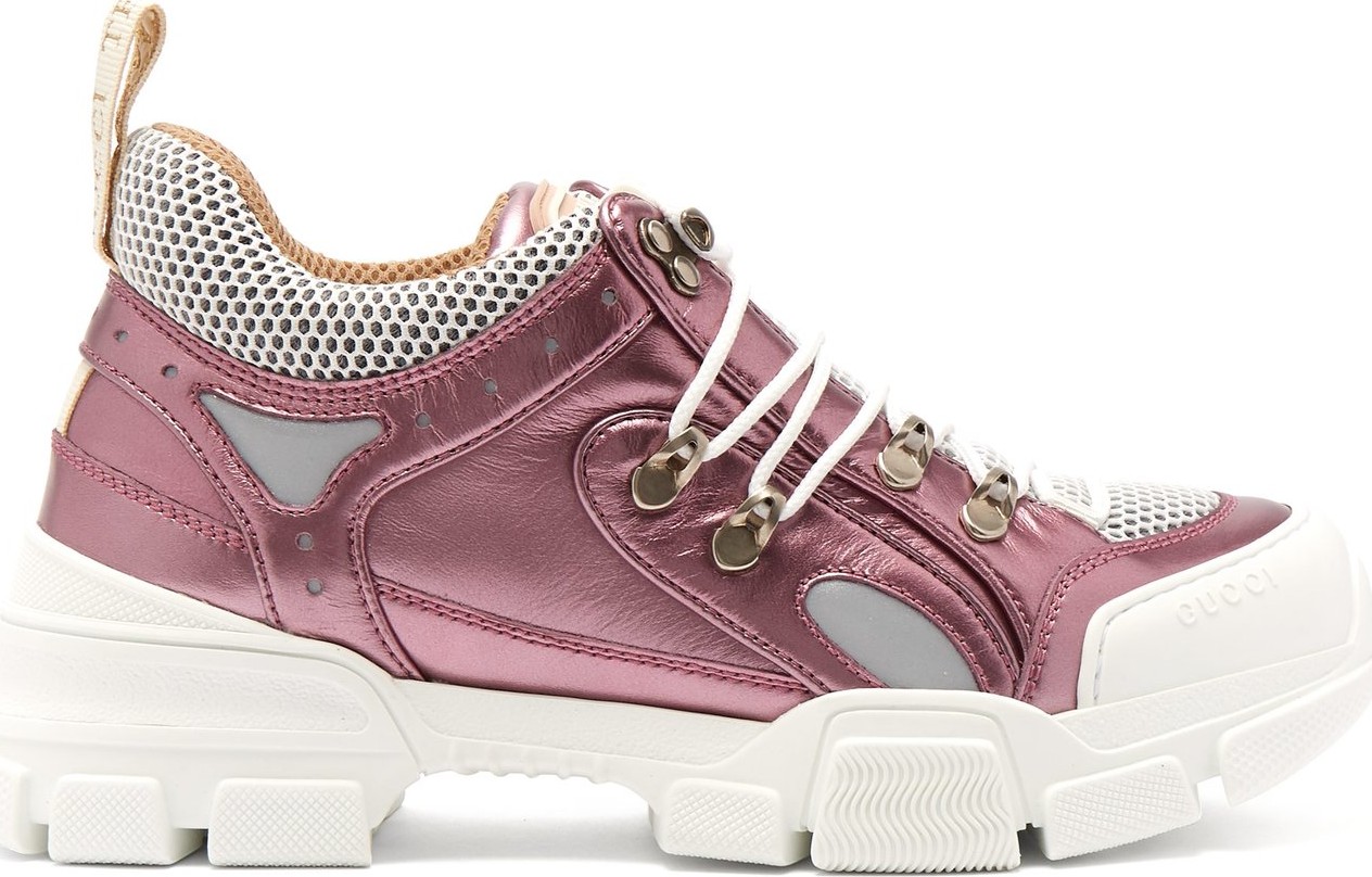 Gucci Flashtrek leather low-top trainers