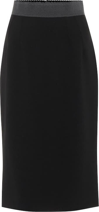 Dolce & Gabbana Stretch wool pencil skirt