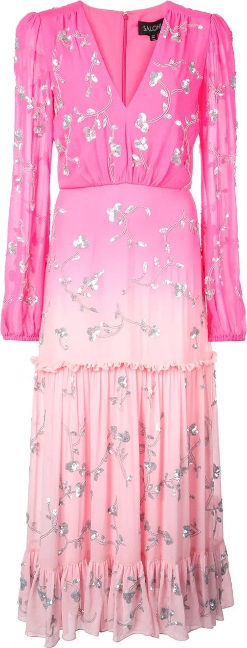 Saloni Devon Floral Dress