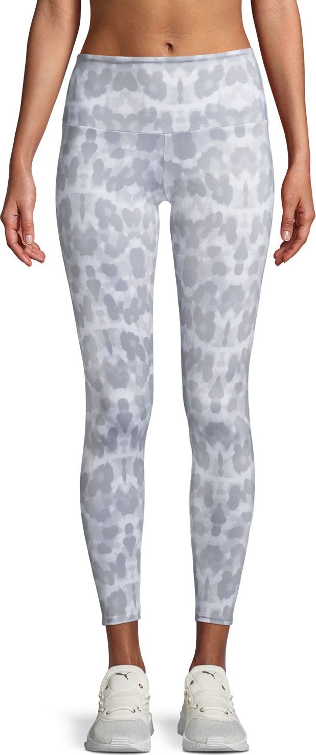 ONZIE High-Rise Athletic Leggings, Soft Leopard