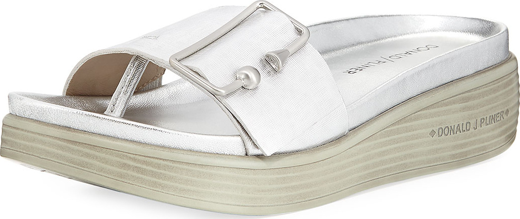 Donald J Pliner Fara Metallic Platform Sandal