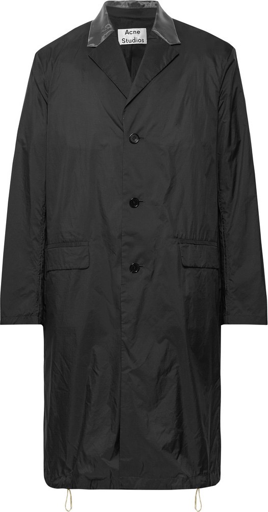 Acne Studios Sagan Organza-Trimmed Nylon-Ripstop Coat