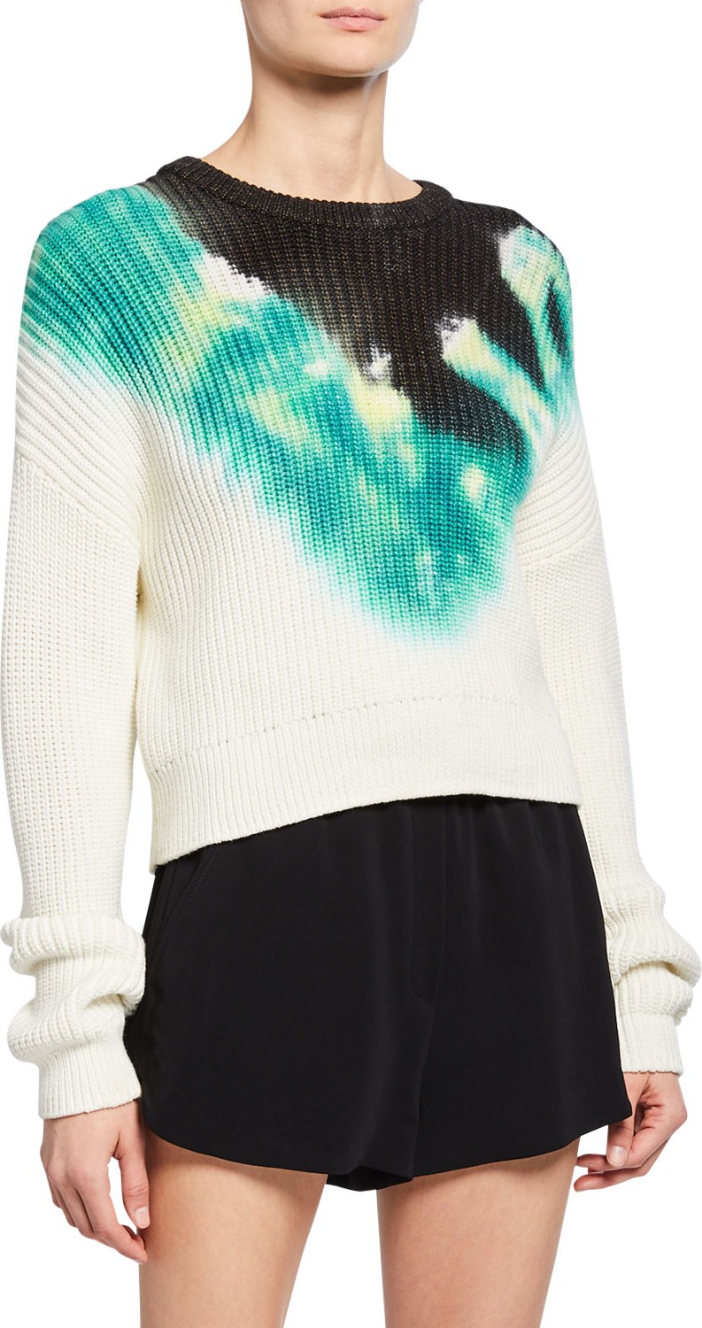 A.L.C. Elinor Tie-Dye Crewneck Sweater