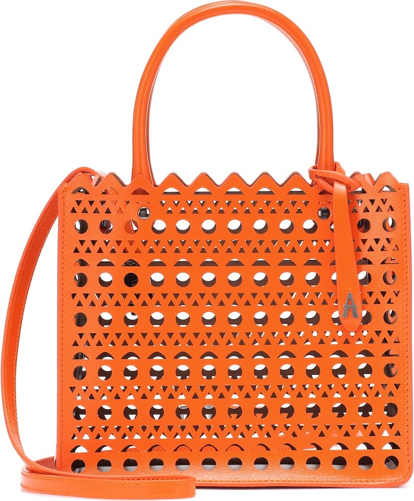 Alaïa Garance 16 Small leather tote