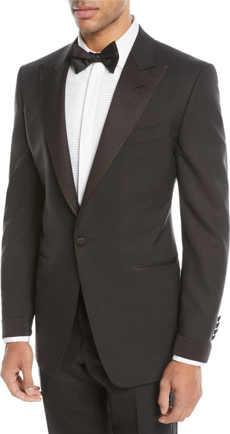 TOM FORD Grosgrain Peak-Lapel Tuxedo