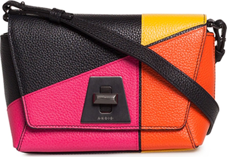 Akris Anouk Little Day Sunrise Patchwork Crossbody Bag