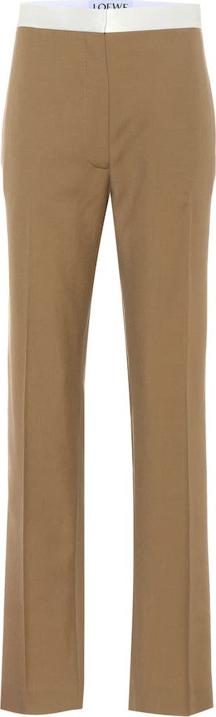 LOEWE Wool high-rise pants