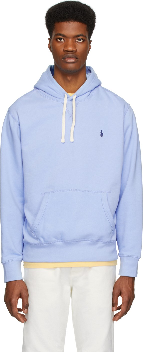 Polo Ralph Lauren Blue Fleece Hoodie