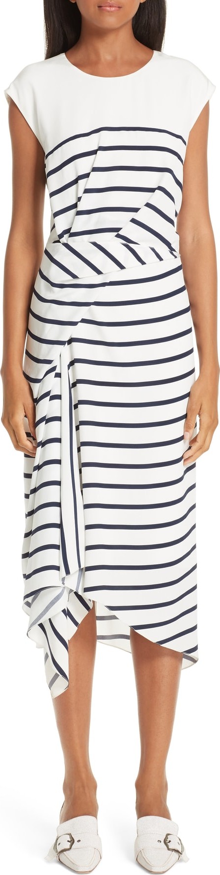Sies Marjan Anita Stripe Silk Dress