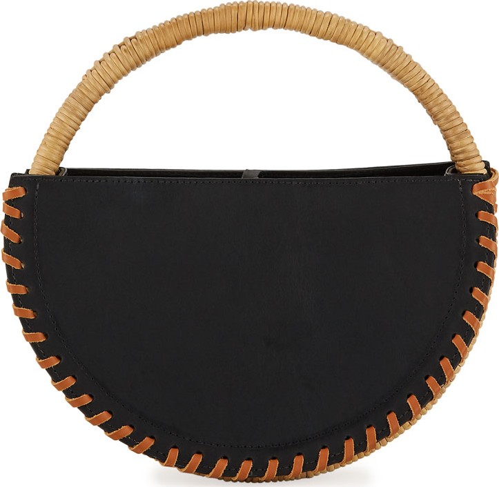 Wai Wai Alfaia Petite Leather Top Handle Bag