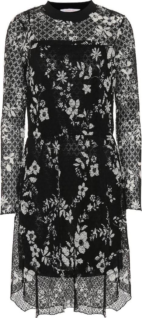 See By Chloé Floral--printed lace dress