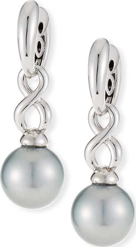 Belpearl 18k Twisted Pearl Drop Earrings