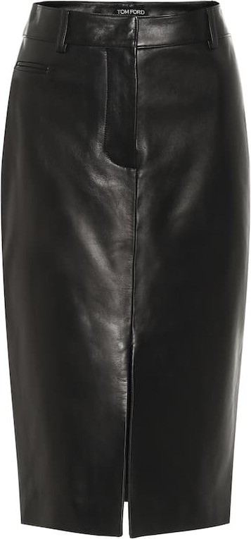TOM FORD Leather pencil skirt
