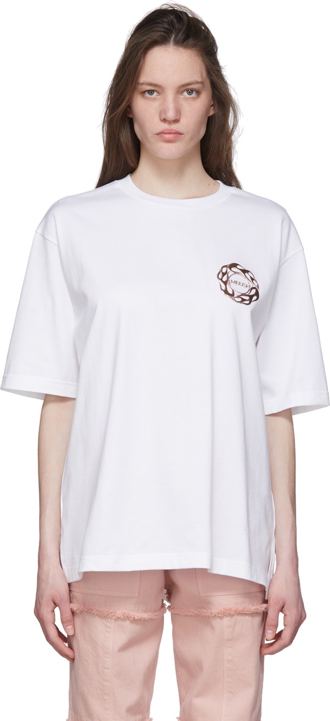 Ambush White Fire Logo T-Shirt