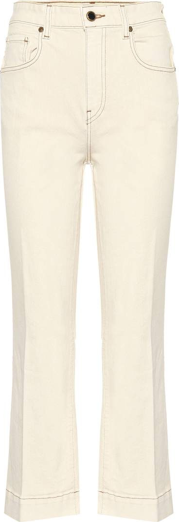 Khaite The Fiona cropped flared jeans