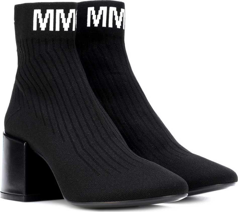 MM6 Maison Margiela Knitted ankle boots
