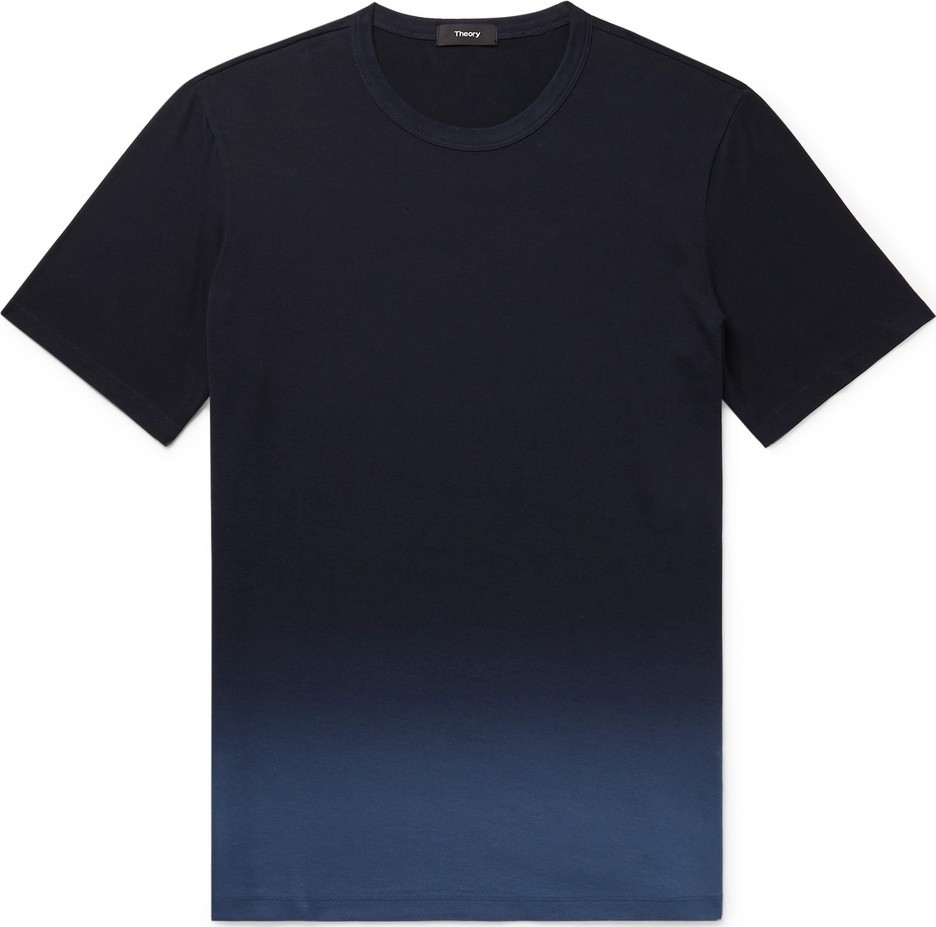 Theory Essential Dip-Dyed Pima Cotton-Jersey T-Shirt