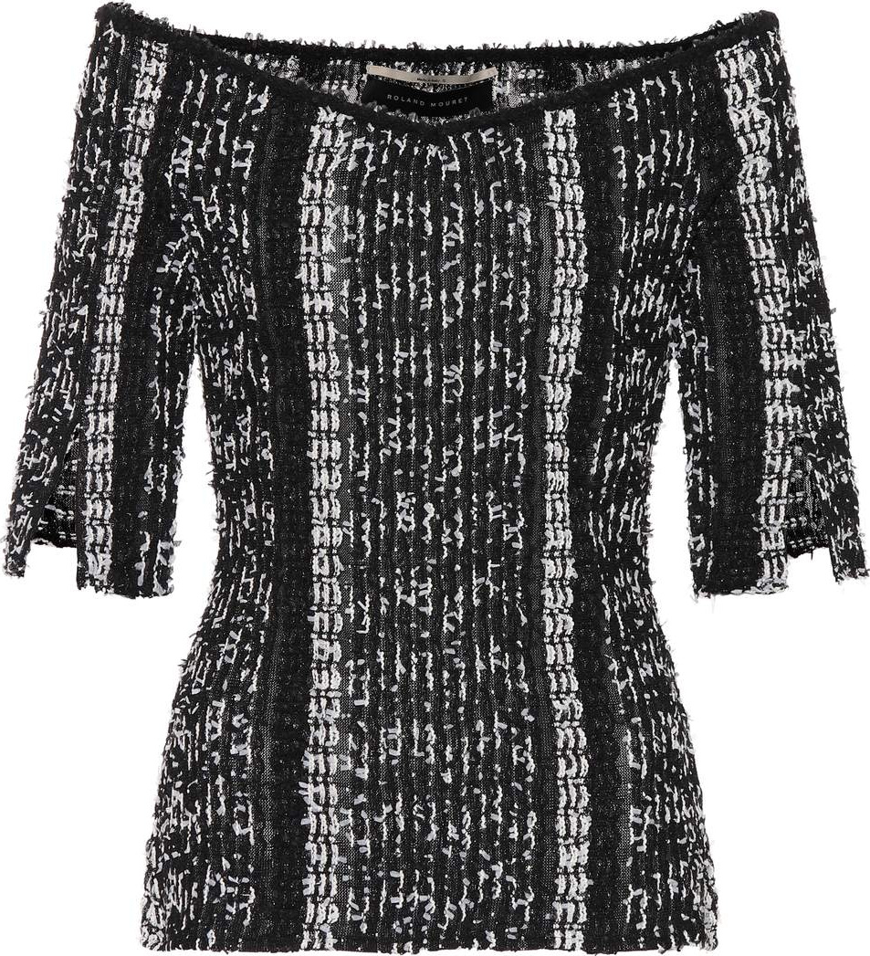 Roland Mouret Dover bouclé top