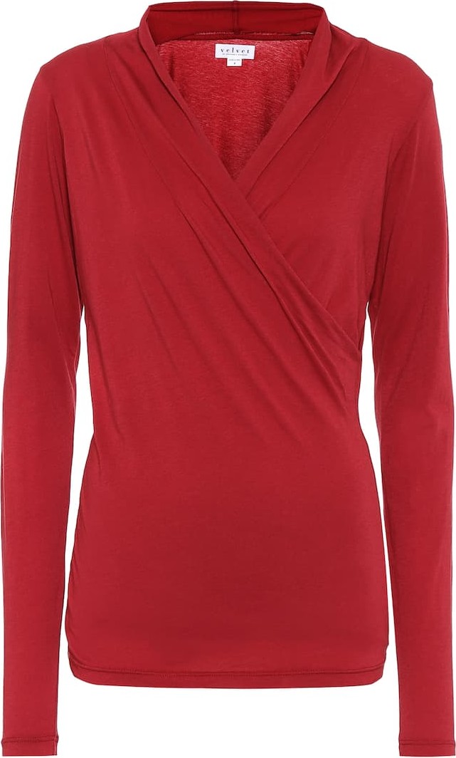 Velvet By Graham & Spencer Meri stretch-cotton jersey top
