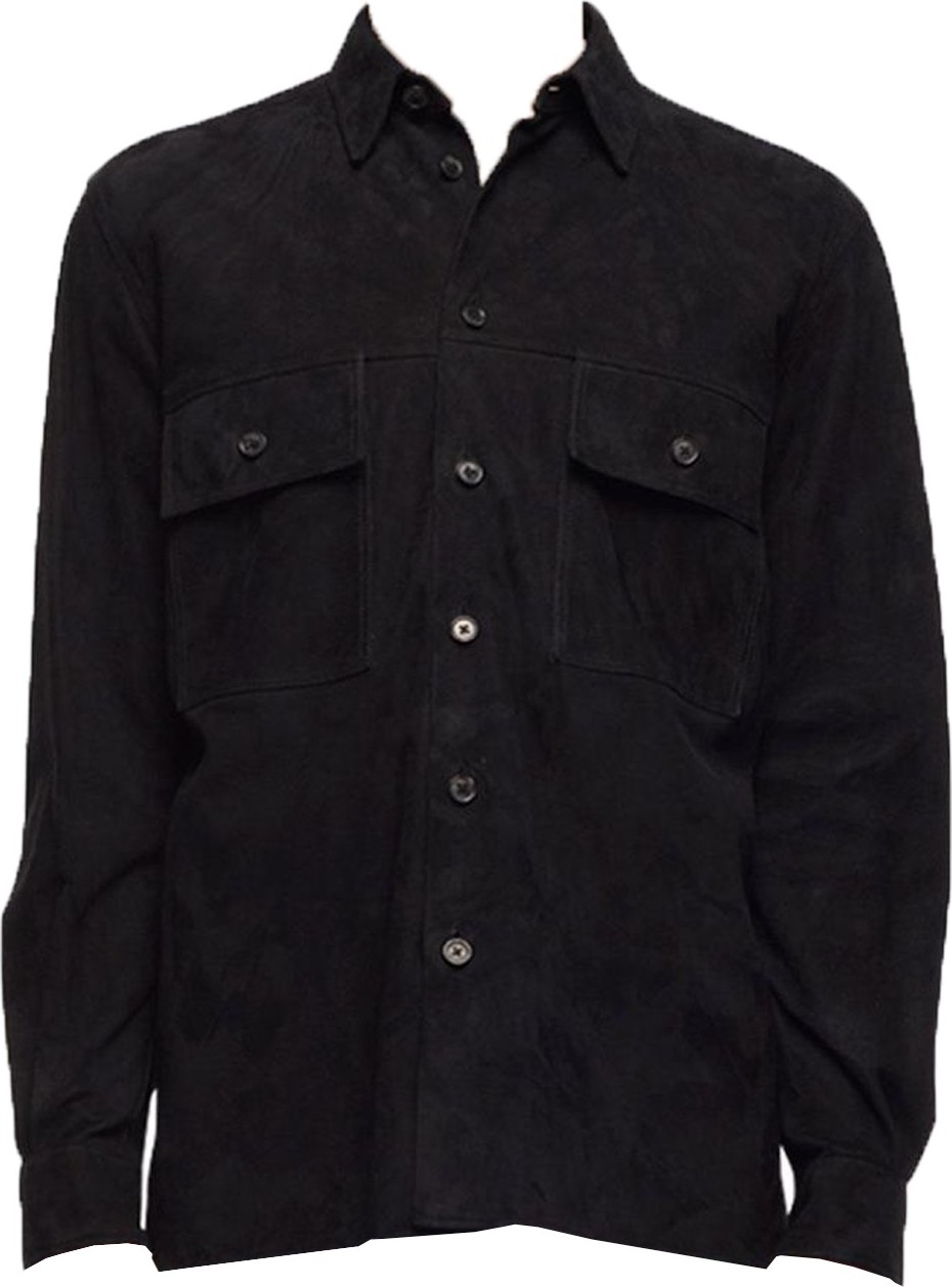 THE ROW Johnny Suede Over Shirt