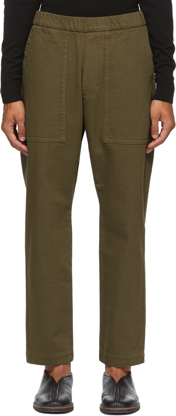 Barena Khaki Trabaco Trousers