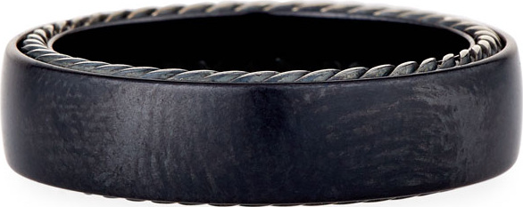 David Yurman Streamlined Titanium Band Ring