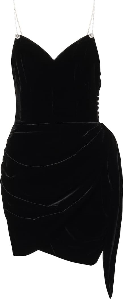 Magda Butrym Mana velvet minidress