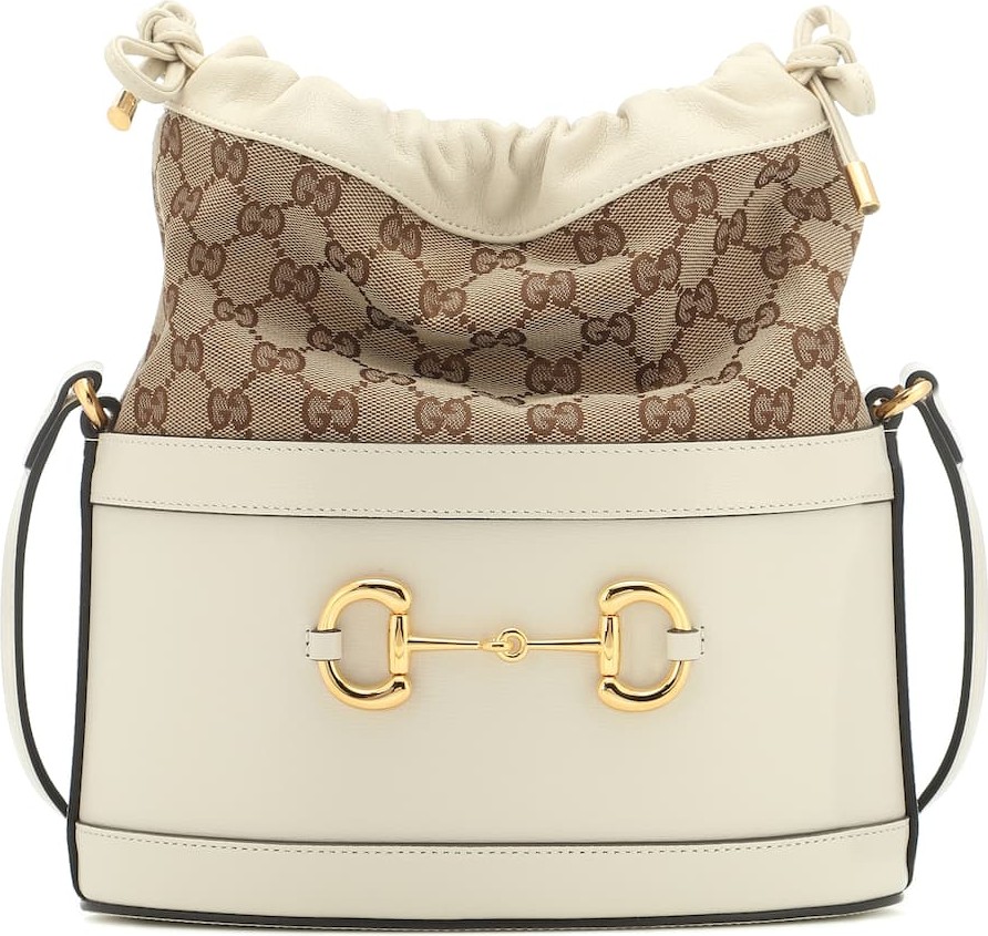 Gucci Horsebit 1955 canvas bucket bag