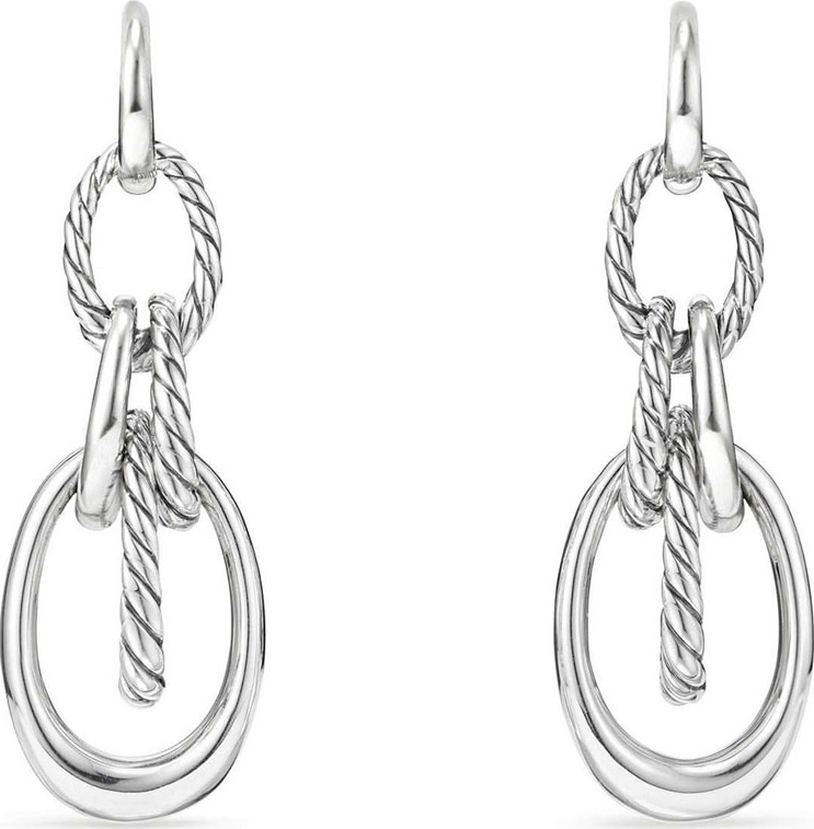 David Yurman Pure Form Convertible Link Drop Earrings