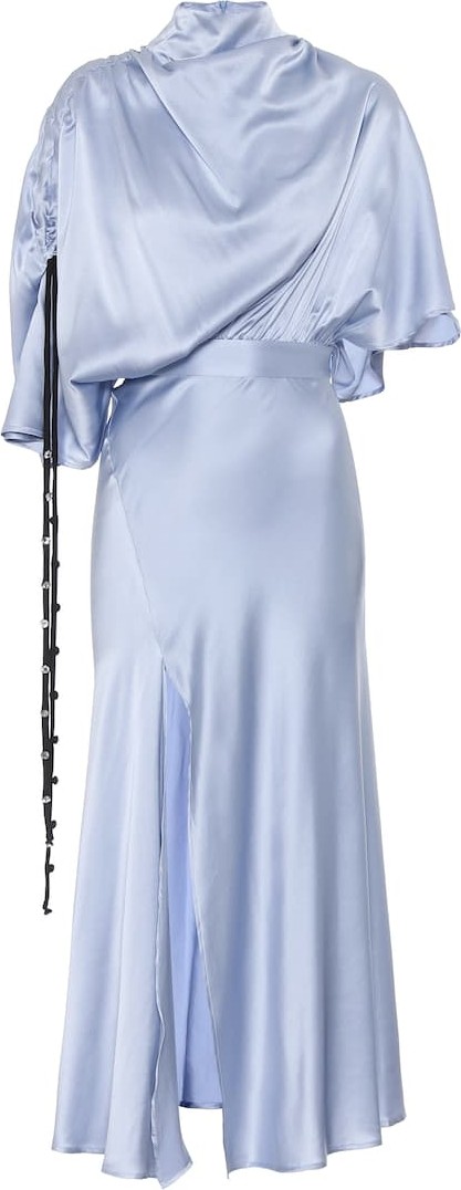 Ellery Soul Driver silk-satin midi dress