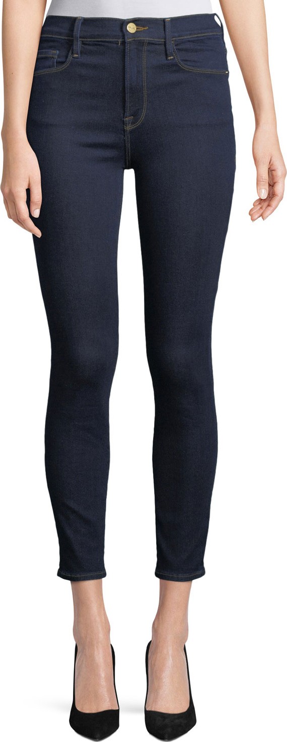 FRAME DENIM Ali High-Rise Skinny Cigarette Jeans