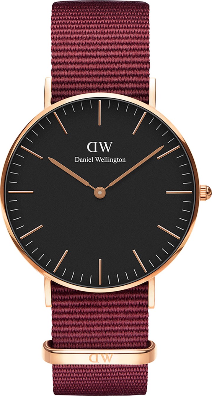 Daniel Wellington 36mm Classic Roselyn Watch w/ Nylon Strap