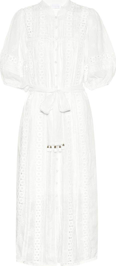 Zimmermann Castile Flower embroidered dress