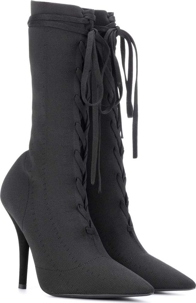 Yeezy Lace-up knit ankle boots (SEASON 5)